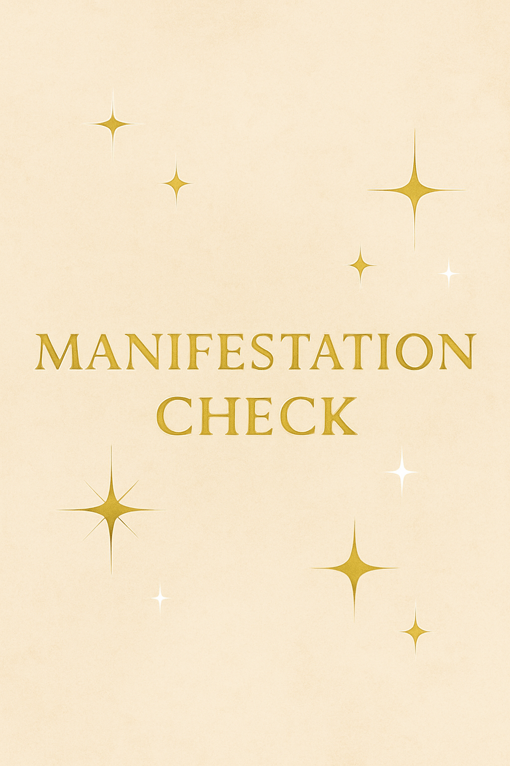 Manifestation Check — Bank of the Universe (Printable)