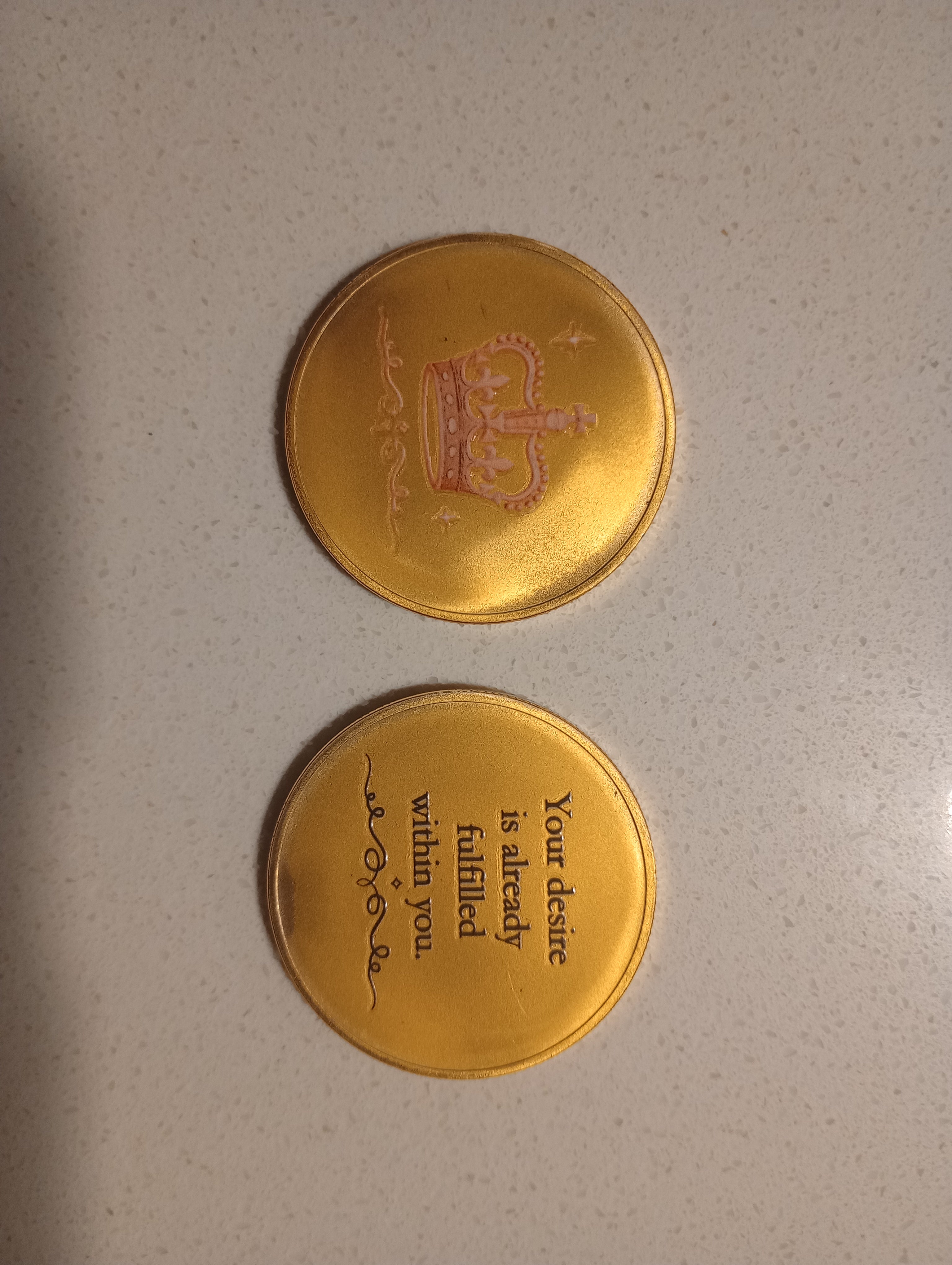 Coin: Your desire is already fulfilled within you